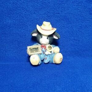 Mary's Moo Moos Prime Choice Figurine Enesco 125660 Cow Contest Judge No Box